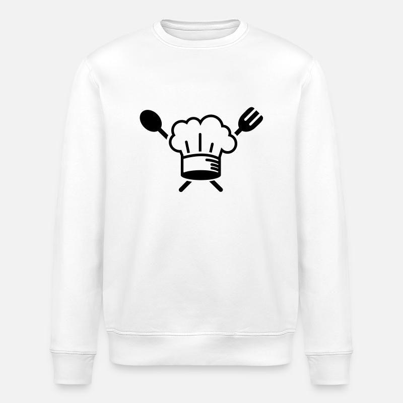 koch_1__f1 - Stanley/Stella Unisex Bio-Sweatshirt ROLLER - Weiß