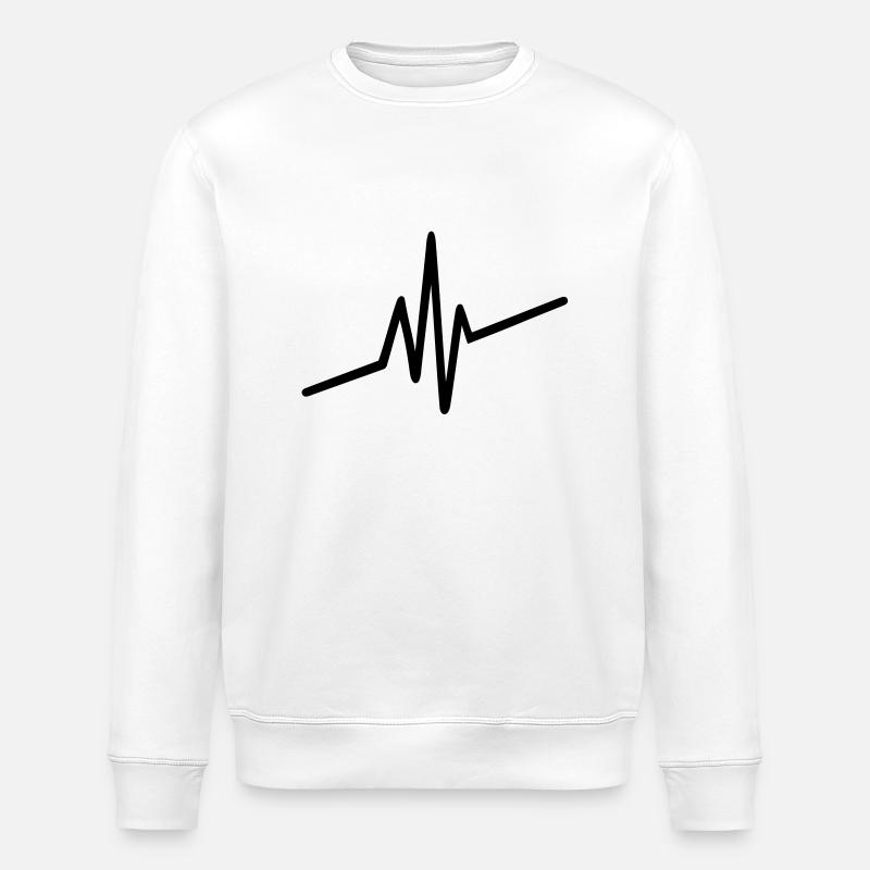 Frequency - Stanley/Stella ROLLER Unisex Organic Sweatshirt - white