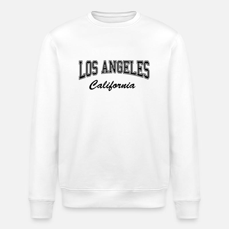 los_angeles_california - Stanley/Stella Unisex Bio-Sweatshirt ROLLER - Weiß