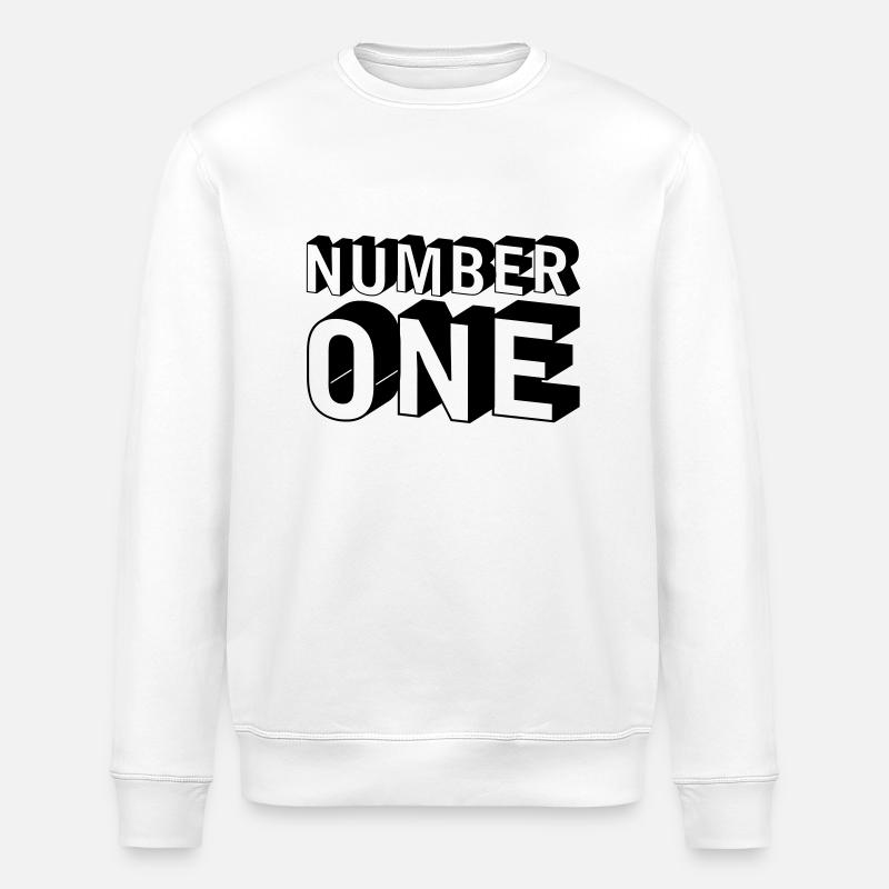Nummer - 1 - Stanley/Stella Unisex Bio-Sweatshirt ROLLER - Weiß