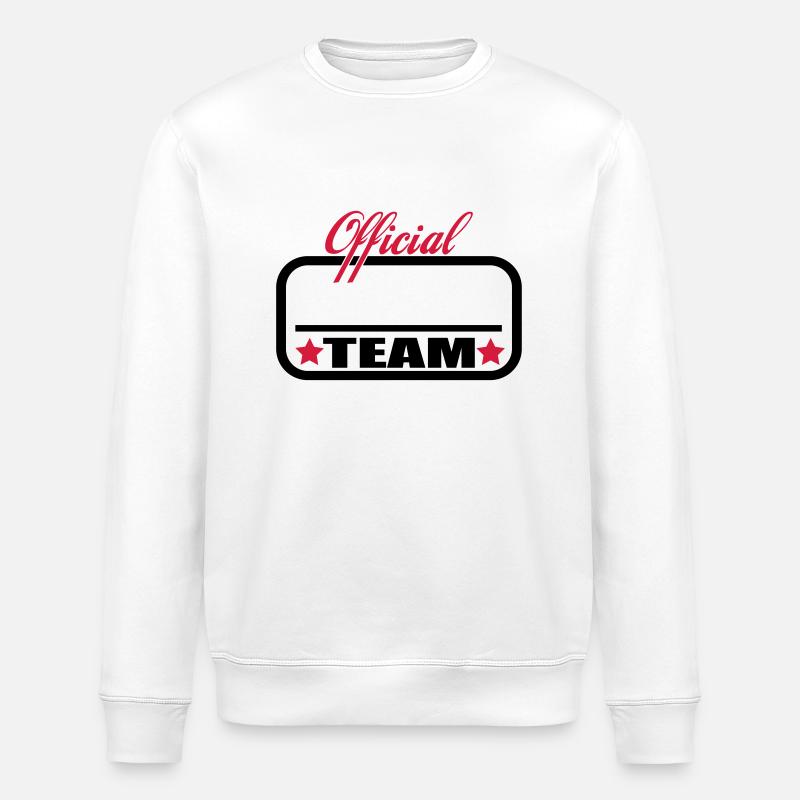 team rahmen - Stanley/Stella Unisex Bio-Sweatshirt ROLLER - Weiß