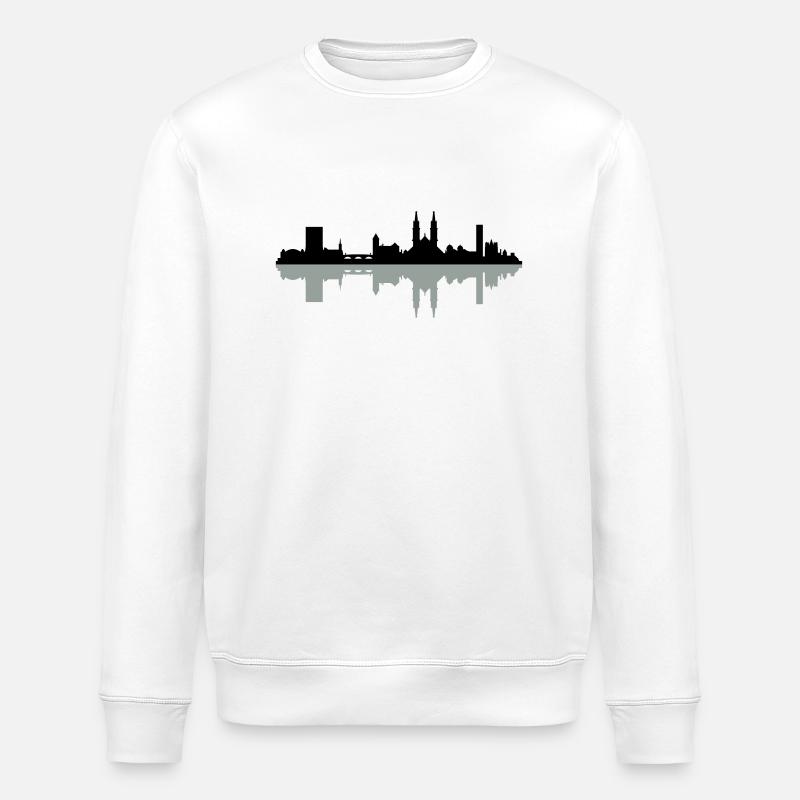 Skyline Basel - Stanley/Stella Unisex Bio-Sweatshirt ROLLER - Weiß