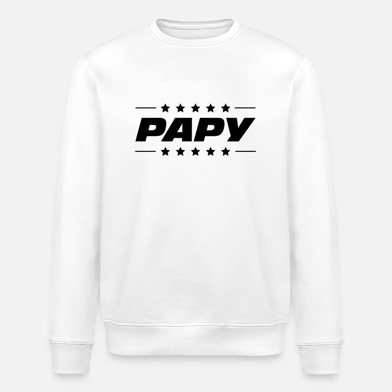 Papy - Sweat bio ROLLER Stanley/Stella Unisexe - blanc