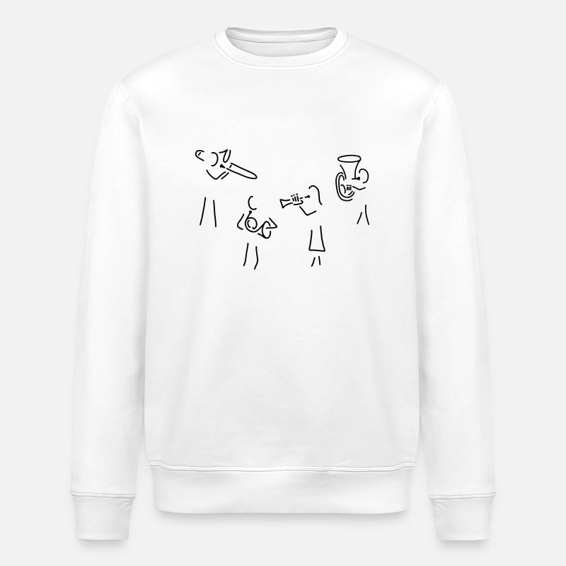 blechbläser-ensemble - Stanley/Stella Unisex Bio-Sweatshirt ROLLER - Weiß