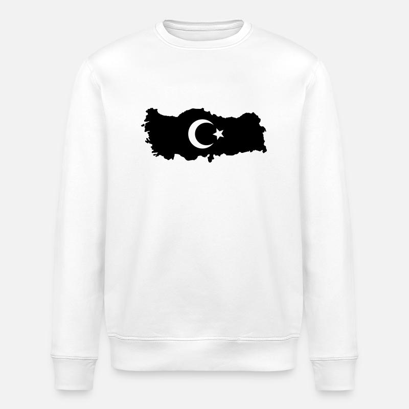 turkey_design_001 - Stanley/Stella Unisex Bio-Sweatshirt ROLLER - Weiß