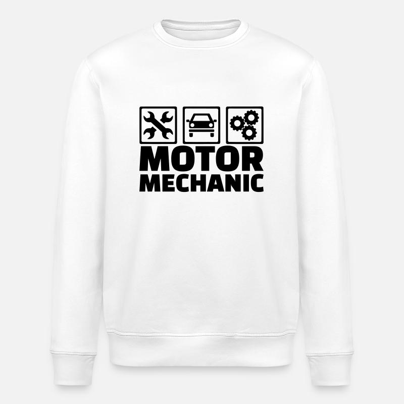 Mechatroniker - Stanley/Stella Unisex Bio-Sweatshirt ROLLER - Weiß