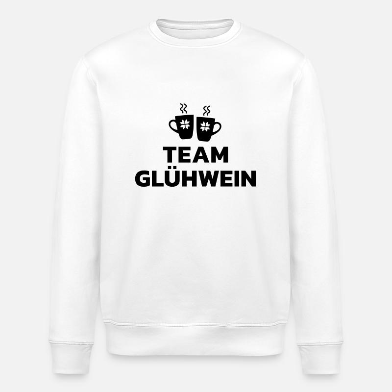 Team Glühwein - Stanley/Stella Unisex Bio-Sweatshirt ROLLER - Weiß