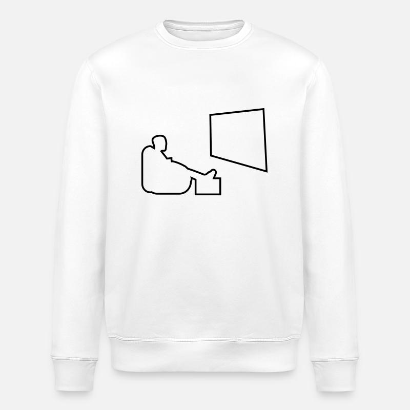 télé - Sweat bio ROLLER Stanley/Stella Unisexe - blanc