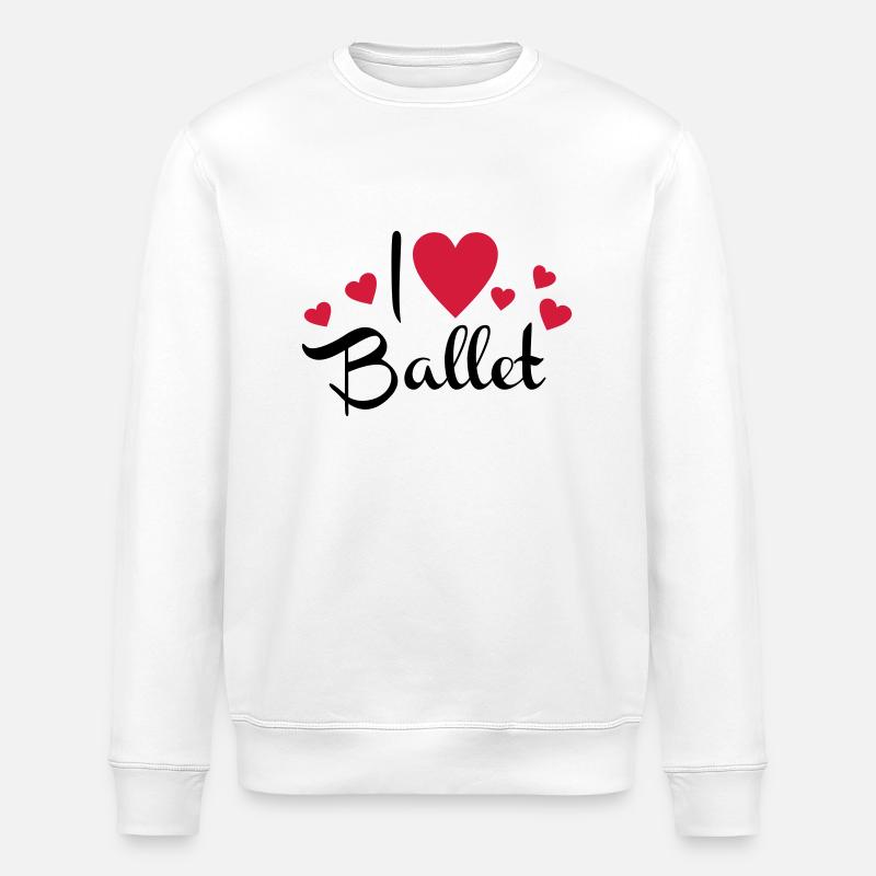 Ballet - Stanley/Stella ROLLER Unisex Organic Sweatshirt - white