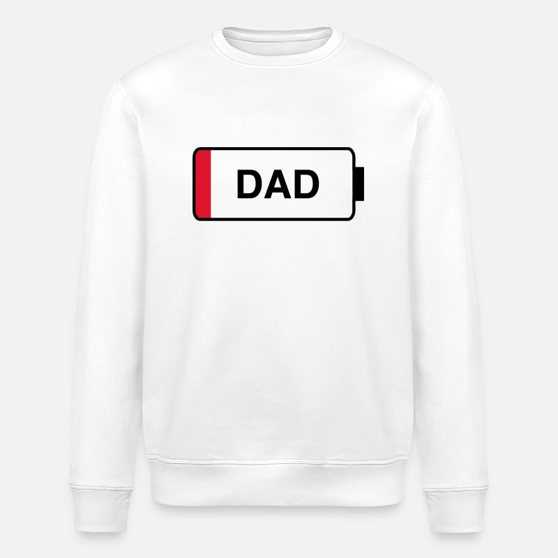 Papa - Stanley/Stella Unisex Bio-Sweatshirt ROLLER - Weiß
