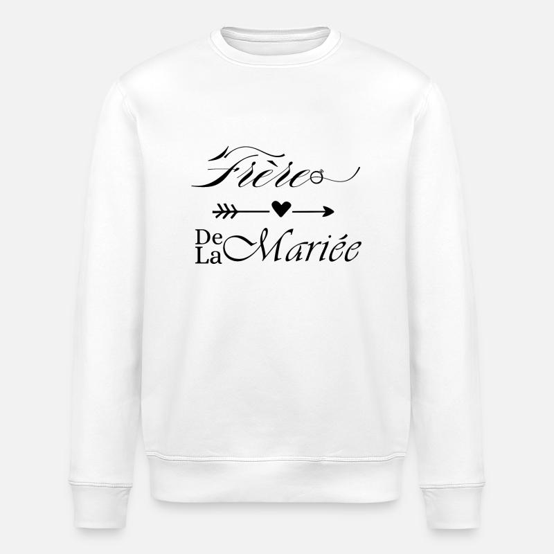 Frère de la mariée - Sweat bio ROLLER Stanley/Stella Unisexe - blanc