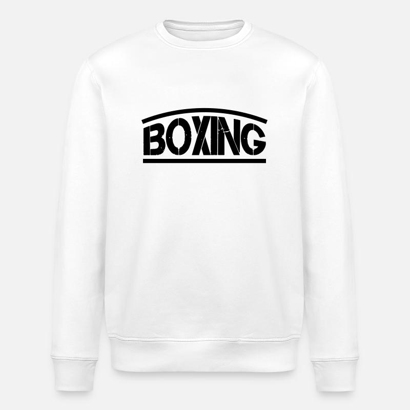 Boîtes de boxe - Sweat bio ROLLER Stanley/Stella Unisexe - blanc