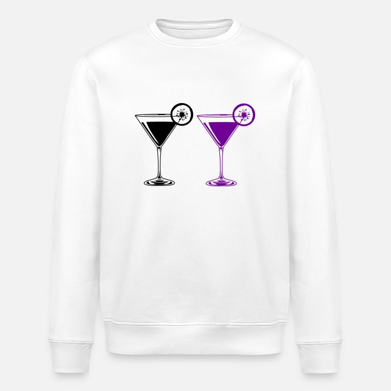 cocktails 2 - Stanley/Stella Unisex Bio-Sweatshirt ROLLER - Weiß