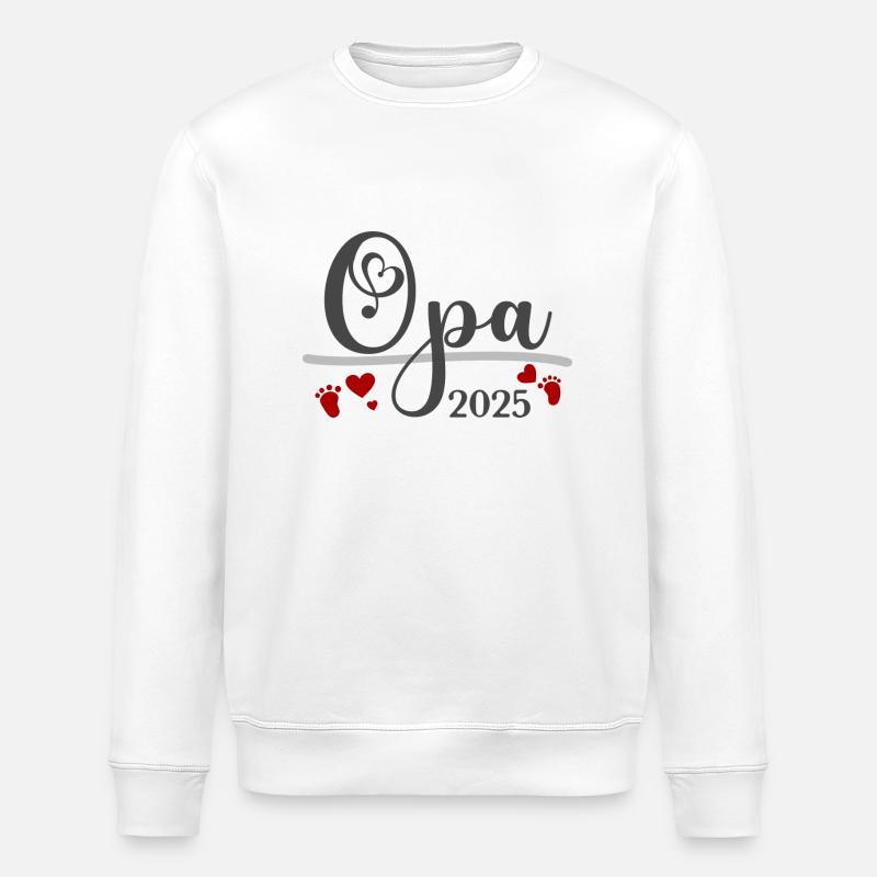 Opa 2025 - Stanley/Stella Unisex Bio-Sweatshirt ROLLER - Weiß
