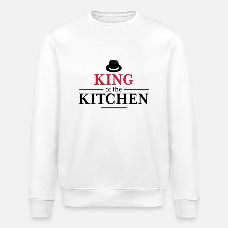 Tablier de cuisine pour homme - Sweat bio ROLLER Stanley/Stella Unisexe - blanc