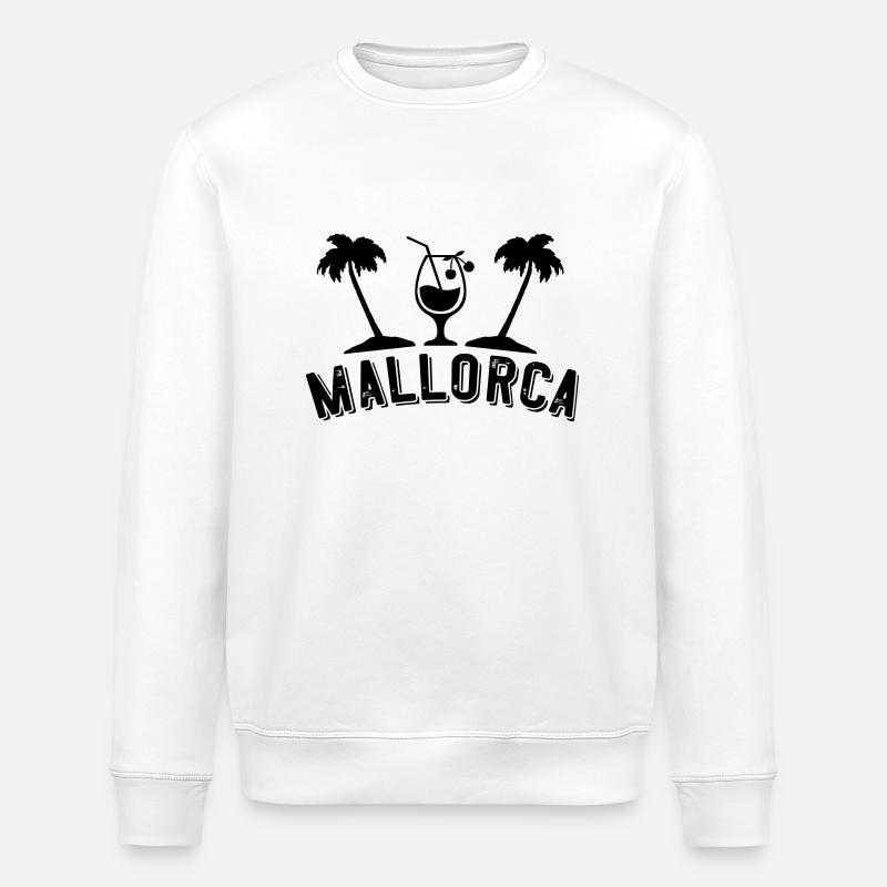 mallorca - Stanley/Stella Unisex Bio-Sweatshirt ROLLER - Weiß