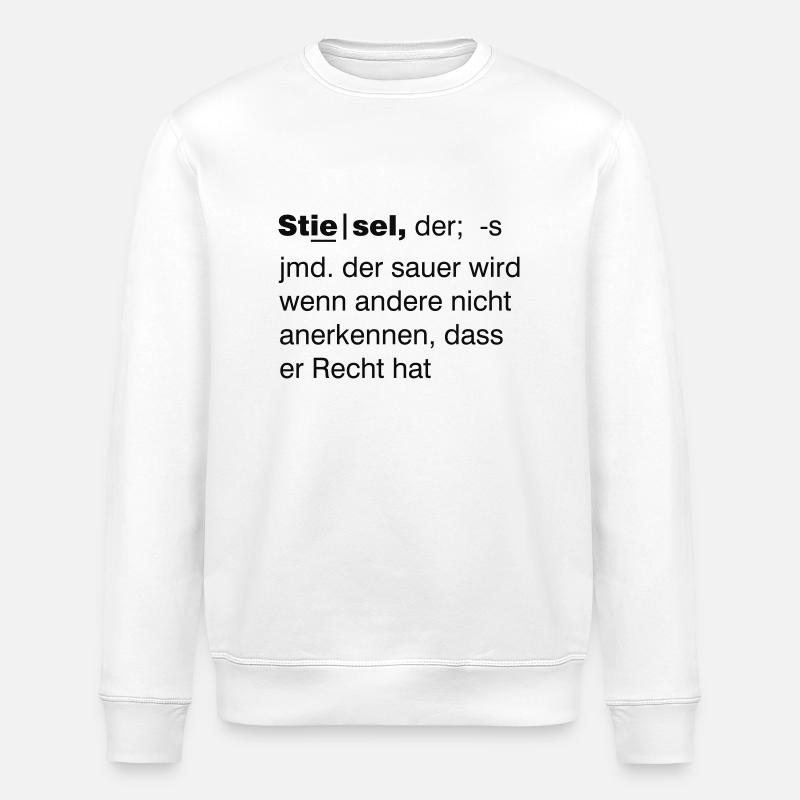 Stiesel - Stanley/Stella Unisex Bio-Sweatshirt ROLLER - Weiß