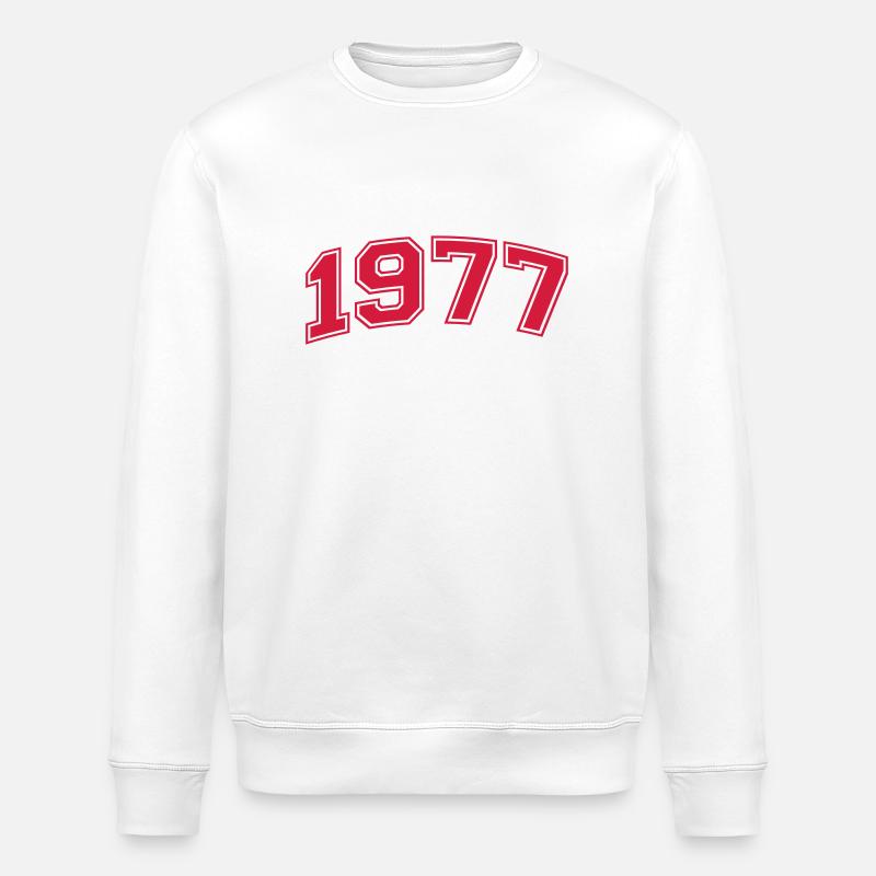 1977 - Stanley/Stella Unisex Bio-Sweatshirt ROLLER - Weiß