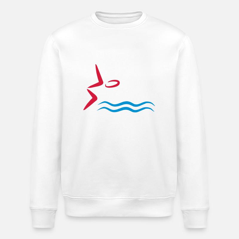 nager - Sweat bio ROLLER Stanley/Stella Unisexe - blanc