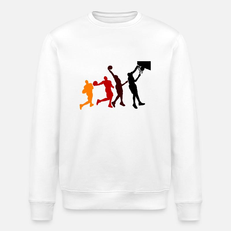 Basketball - Stanley/Stella Unisex Bio-Sweatshirt ROLLER - Weiß