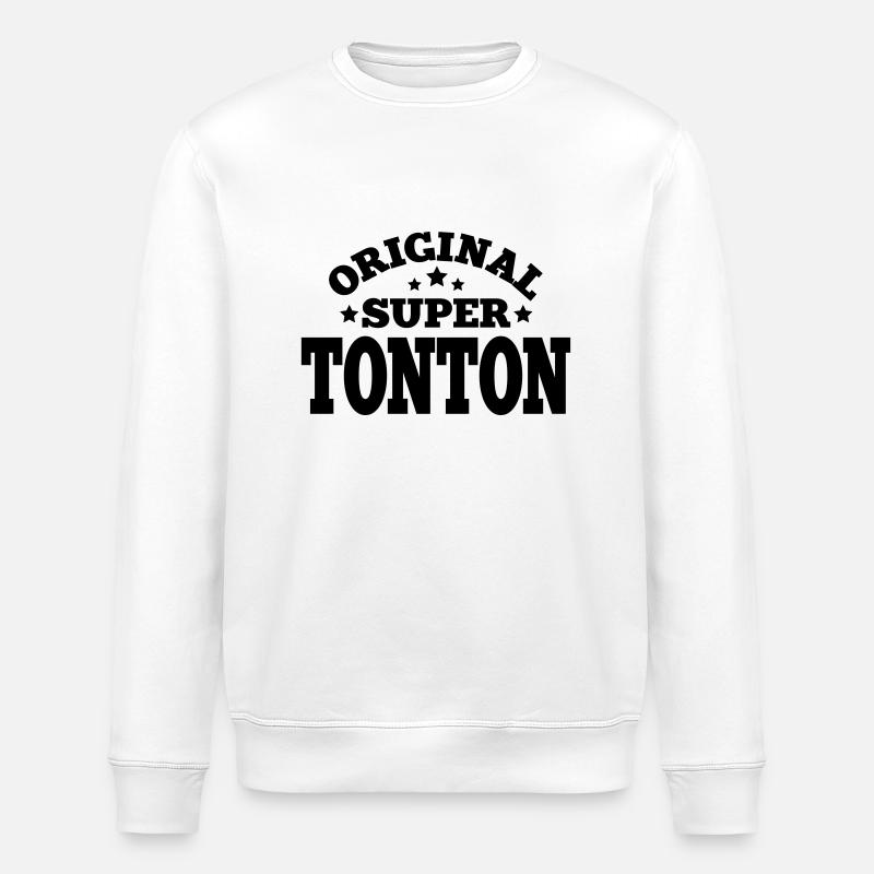 original super tonton - Sweat bio ROLLER Stanley/Stella Unisexe - blanc