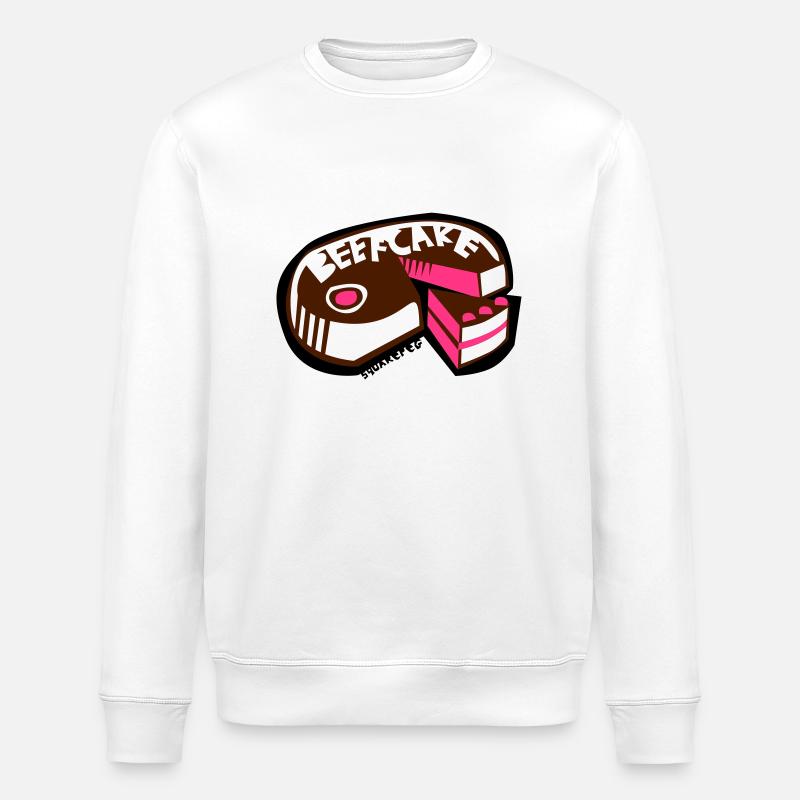 beefcake - Stanley/Stella ROLLER Unisex Organic Sweatshirt - white