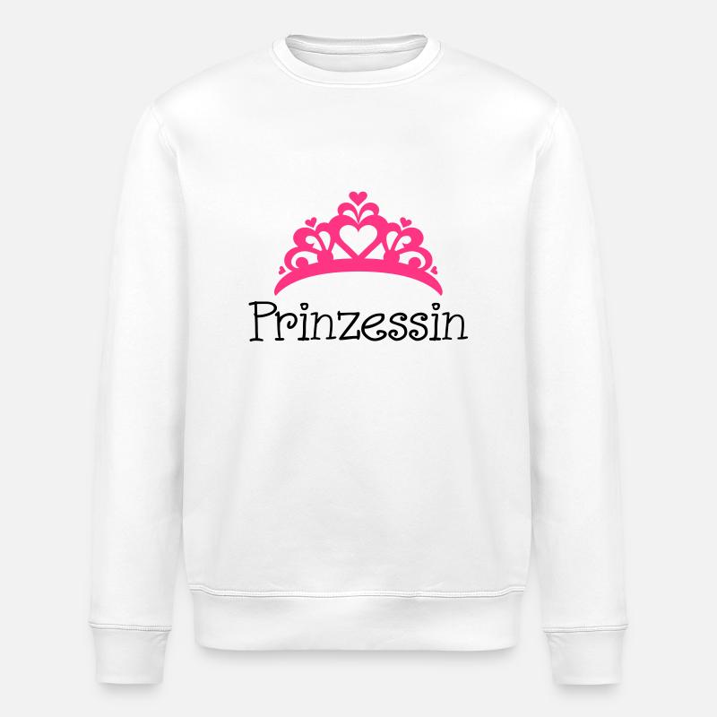 Prinzessin - Stanley/Stella Unisex Bio-Sweatshirt ROLLER - Weiß