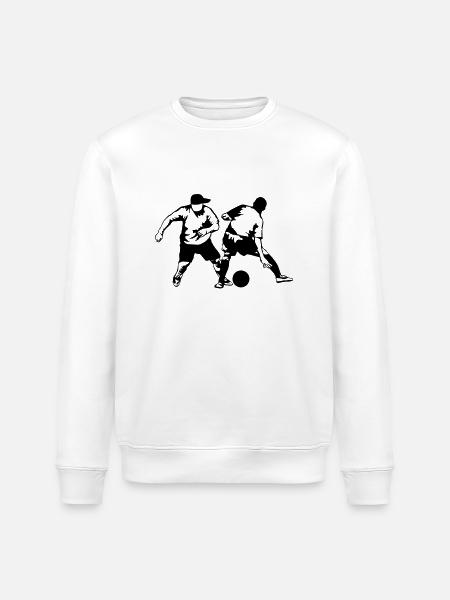 Street Soccer panna - Sweat bio ROLLER Stanley/Stella Unisexe - blanc