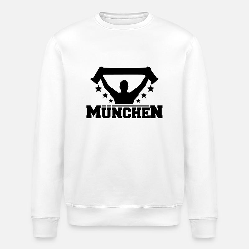 muenchen_fan_r1 - Sweat bio ROLLER Stanley/Stella Unisexe - blanc