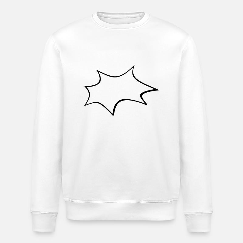 Zack Bumm - Sweat bio ROLLER Stanley/Stella Unisexe - blanc