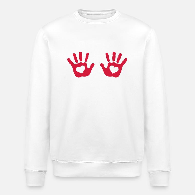 Mains - Sweat bio ROLLER Stanley/Stella Unisexe - blanc