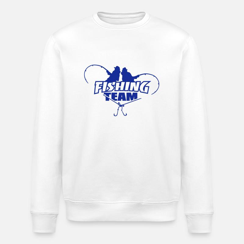 fishing_team2 - Stanley/Stella Unisex Bio-Sweatshirt ROLLER - Weiß