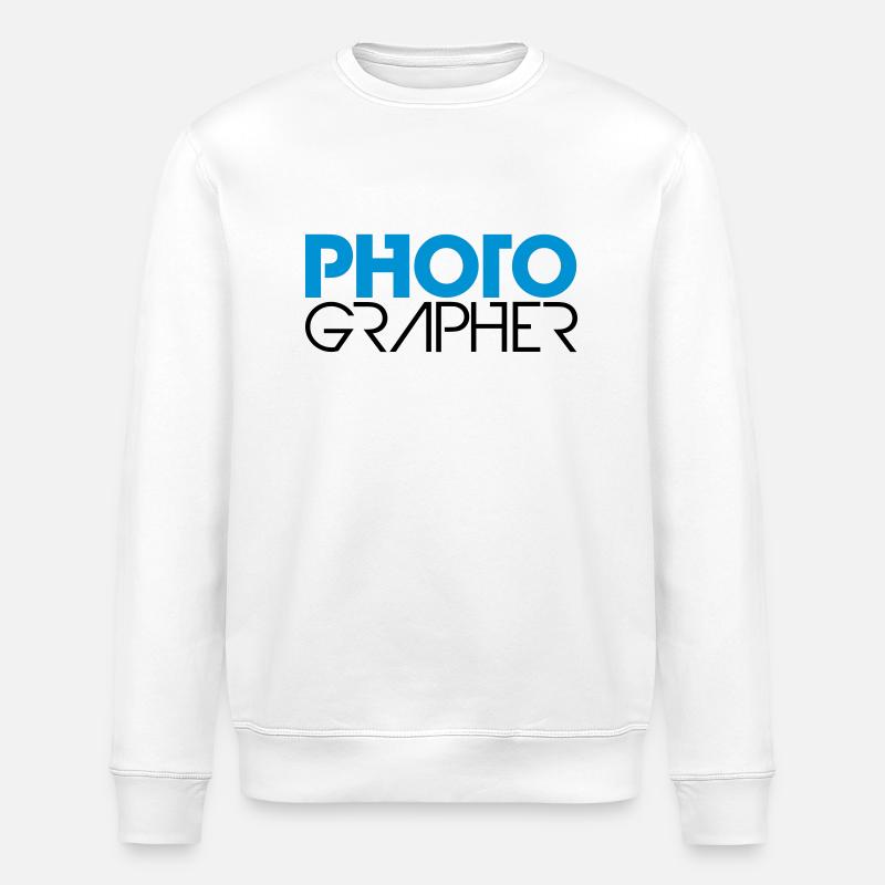 Photographer Cool Logo Design - Stanley/Stella Unisex Bio-Sweatshirt ROLLER - Weiß