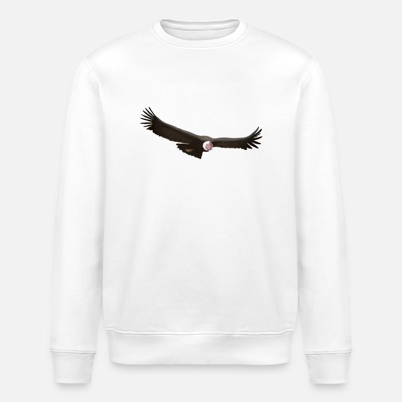 Condor 01 - Sweat bio ROLLER Stanley/Stella Unisexe - blanc