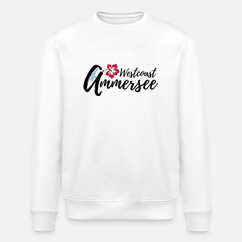 Ammersee Westcoast 3c - Stanley/Stella Unisex Bio-Sweatshirt ROLLER - Weiß