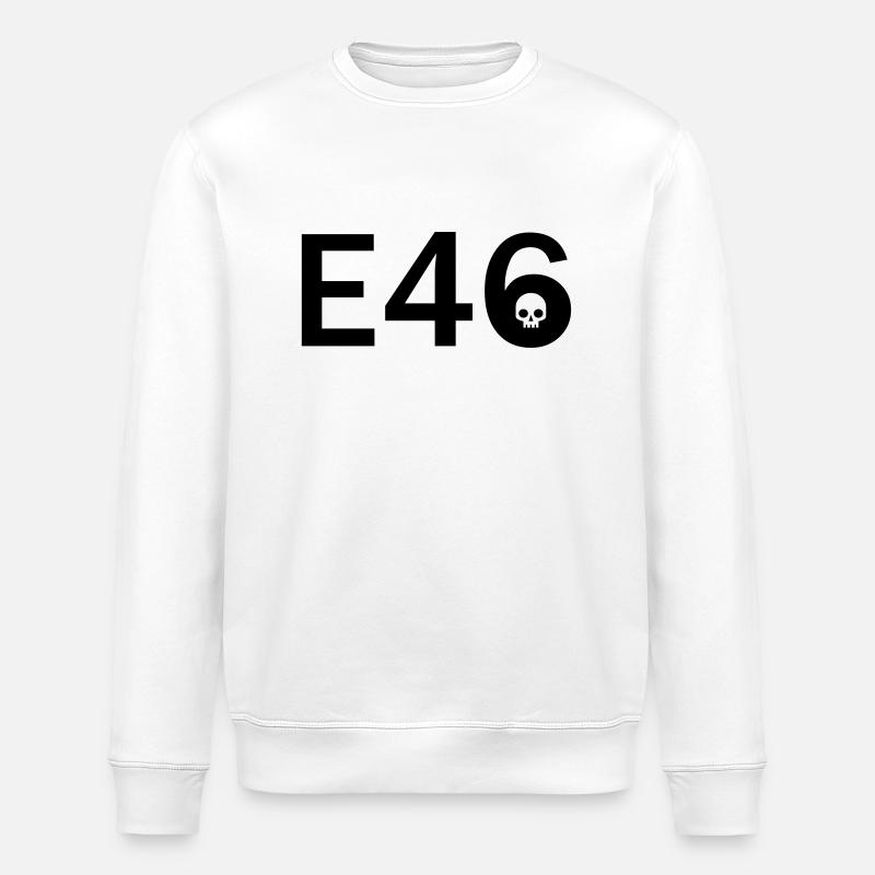 E46 Skull Tribal Art - Stanley/Stella Unisex Bio-Sweatshirt ROLLER - Weiß
