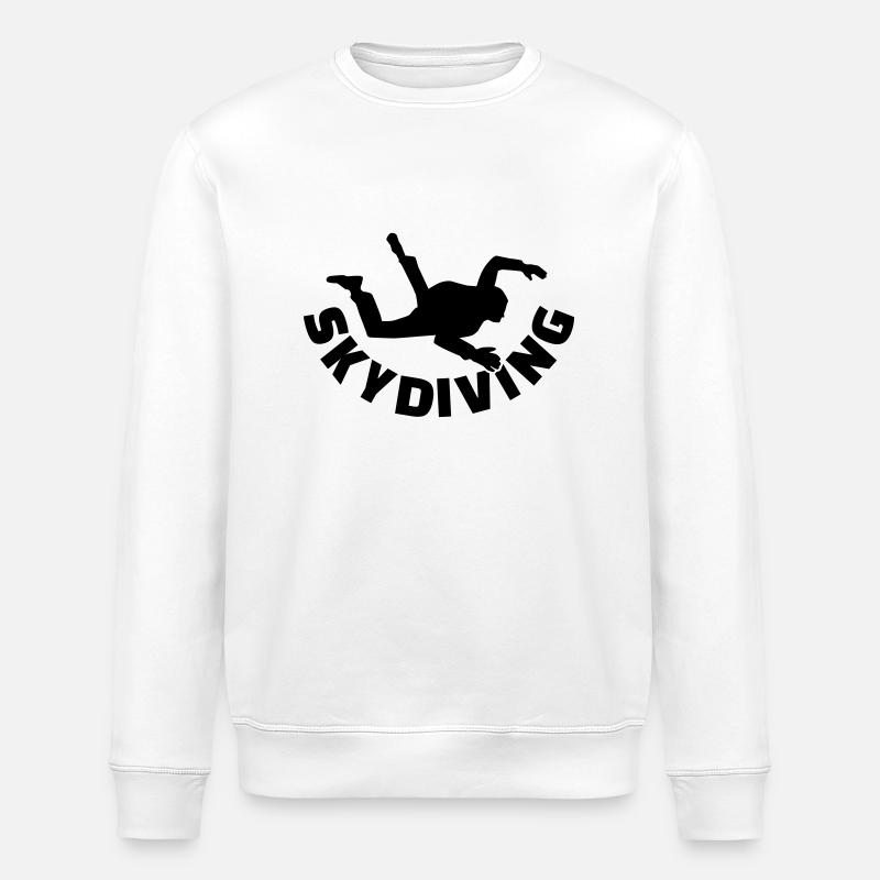 Skydiving - Sweat bio ROLLER Stanley/Stella Unisexe - blanc