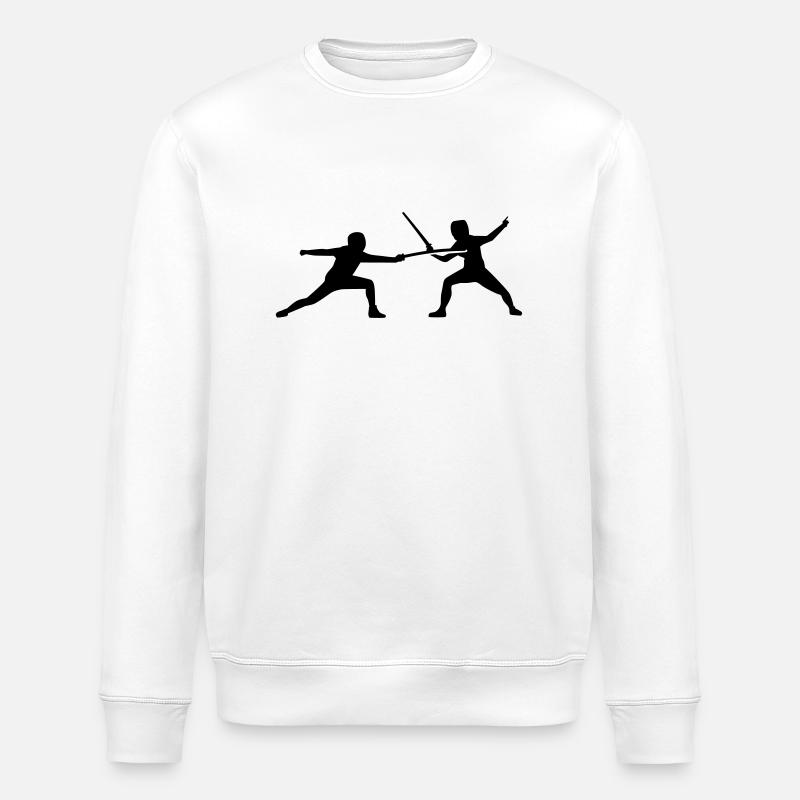 Escrime - Sweat bio ROLLER Stanley/Stella Unisexe - blanc