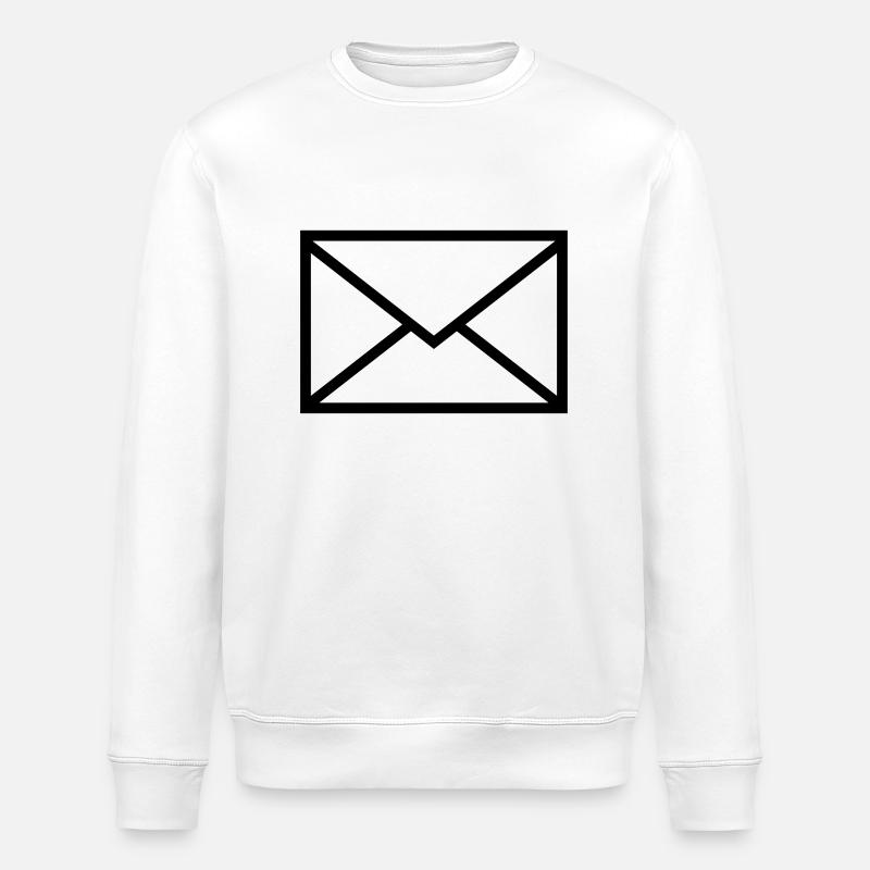 Mail envelope - Stanley/Stella ROLLER Unisex Organic Sweatshirt - white
