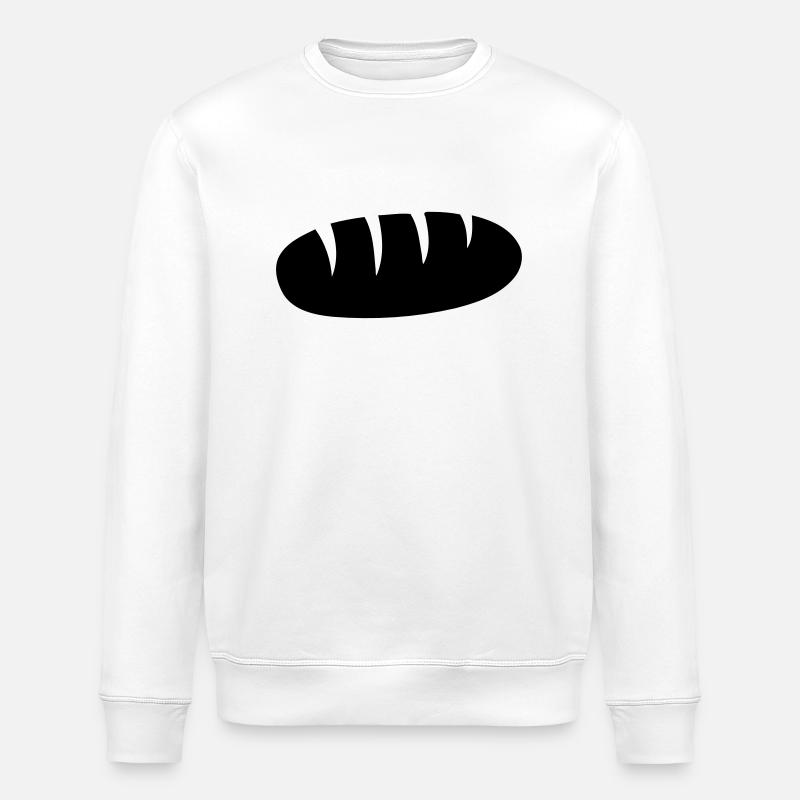 Bread - Stanley/Stella ROLLER Unisex Organic Sweatshirt - white