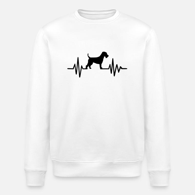 Welsh Terrier - Stanley/Stella ROLLER Unisex Organic Sweatshirt - white