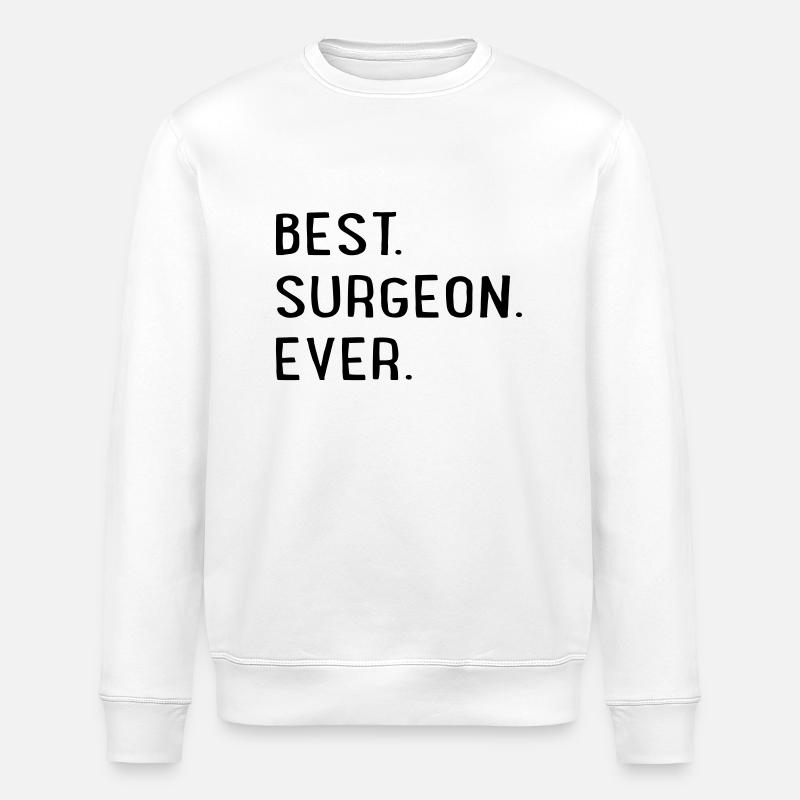 Bester Chirurg - Stanley/Stella Unisex Bio-Sweatshirt ROLLER - Weiß