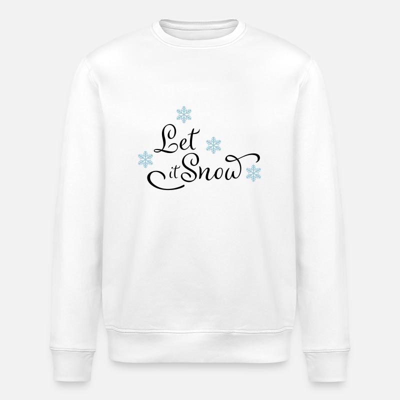 Cadeaux drôles pour Noël - Sweat bio ROLLER Stanley/Stella Unisexe - blanc