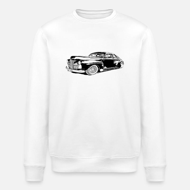 Voiture - Sweat bio ROLLER Stanley/Stella Unisexe - blanc