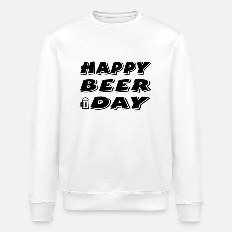 Beer - Stanley/Stella ROLLER Unisex Organic Sweatshirt - white