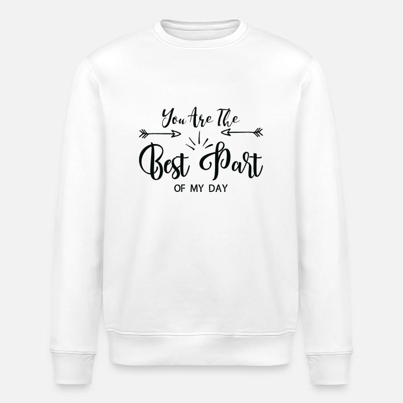 Tu es le meilleur - Sweat bio ROLLER Stanley/Stella Unisexe - blanc