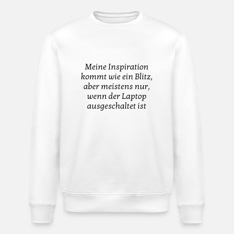 Selbstironische Sprüche - Stanley/Stella Unisex Bio-Sweatshirt ROLLER - Weiß
