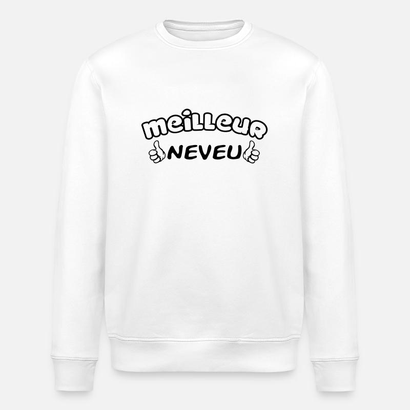 MEILLEUR NEVEU - Sweat bio ROLLER Stanley/Stella Unisexe - blanc
