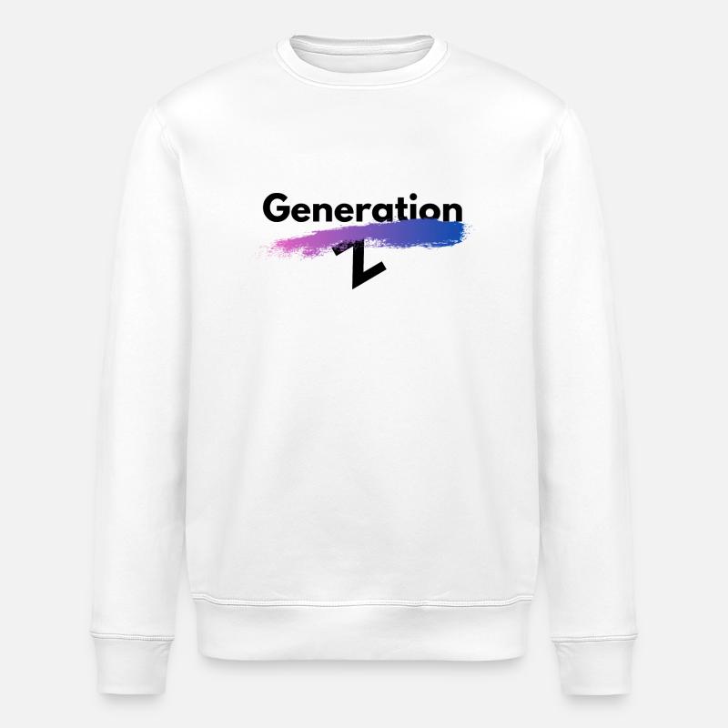 Generation Z - Stanley/Stella Unisex Bio-Sweatshirt ROLLER - Weiß
