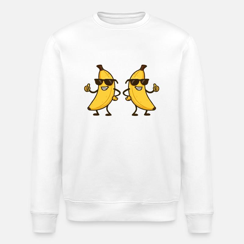 Babane Bande Dessinée Cool 2 - Sweat bio ROLLER Stanley/Stella Unisexe - blanc